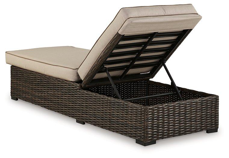 Coastline Bay Outdoor Chaise Lounge with Cushion