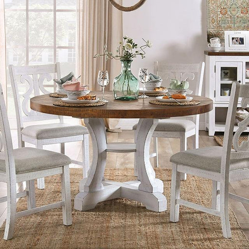 Auletta Transitional Round Dining Table image