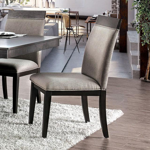 Modoc Espresso/Beige Side Chair (2/CTN) image