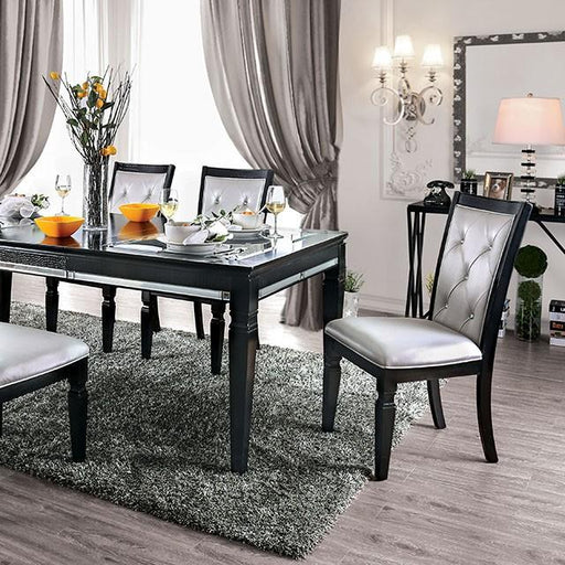 Alena Black/Silver Dining Table image