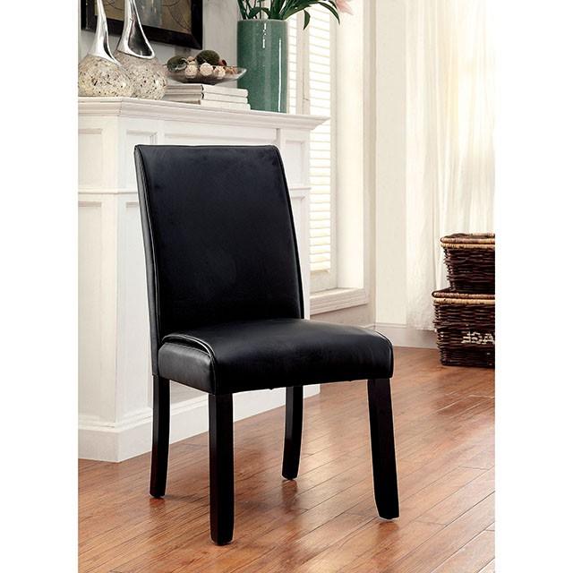 GRANDSTONE I Black Side Chair (2/CTN) image