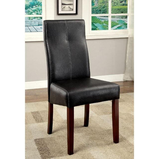 BONNEVILLE I Brown Cherry/Black Side Chair (2/CTN) image