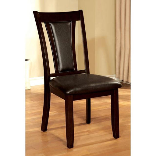 BRENT Dark Cherry/Espresso Side Chair (2/CTN) image