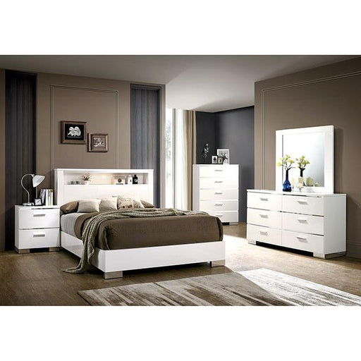 Malte White Cal. King Bed image
