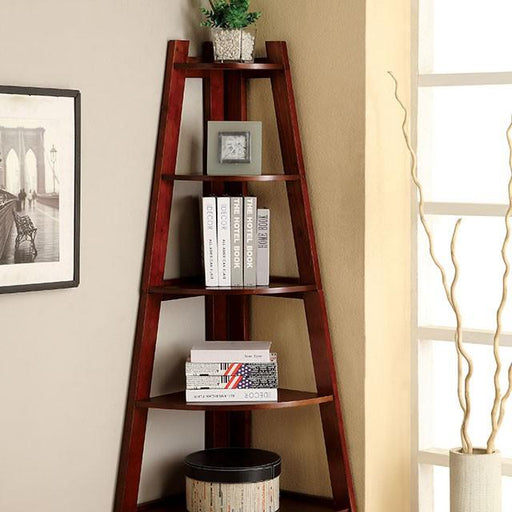 Lyss Cherry Ladder Shelf image