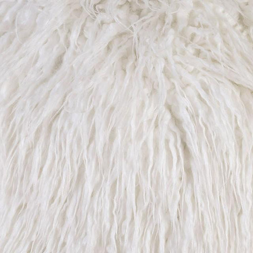 Sheri White 20" X 20" Pillow, Shaggy White (2/CTN) image