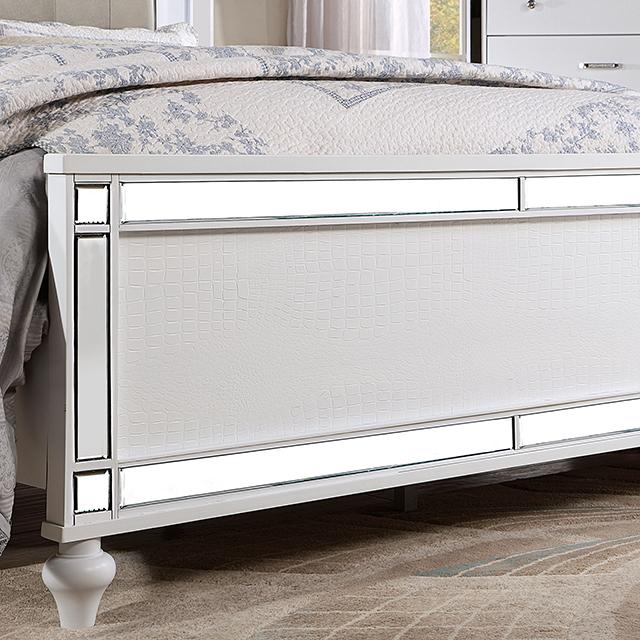 Brachium Queen Bedroom Set Silver