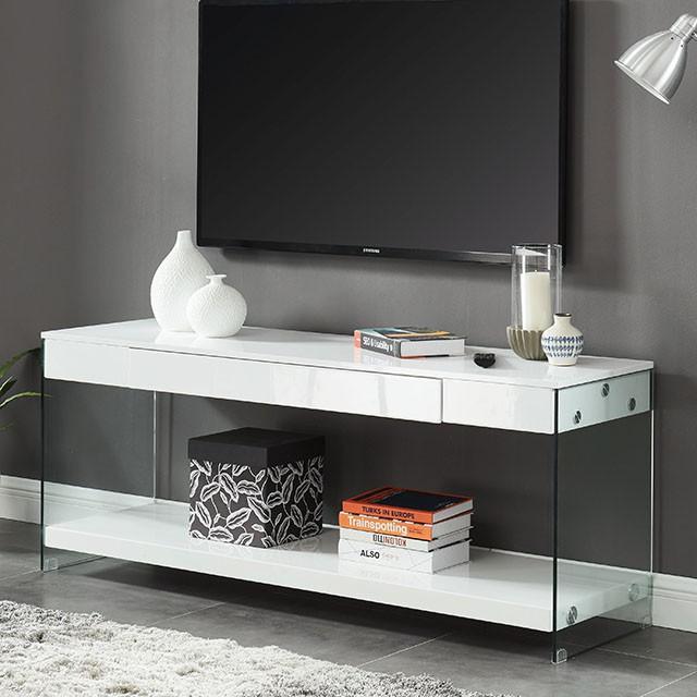 Sabugal White 70" TV Stand image