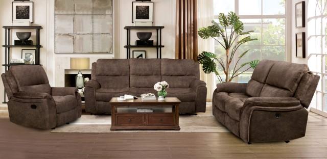 HENRICUS Loveseat, Dark Brown