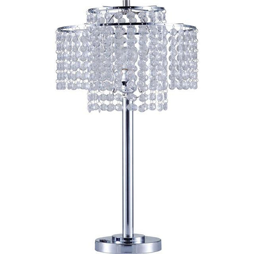 Kaitlyn Chrome 12"H Crystal Chrome Table Lamp image