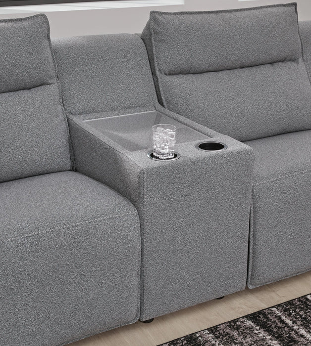 Modmax II Power Reclining Sectional with Chaise and Consoles