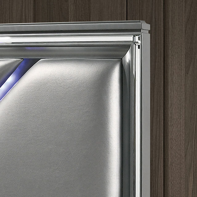 Emmeline 4 & 5 Piece Queen Bedroom Set Gray & White