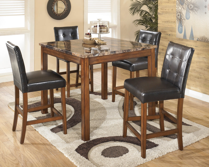Theo Counter Height Dining Table and Bar Stools (Set of 5)