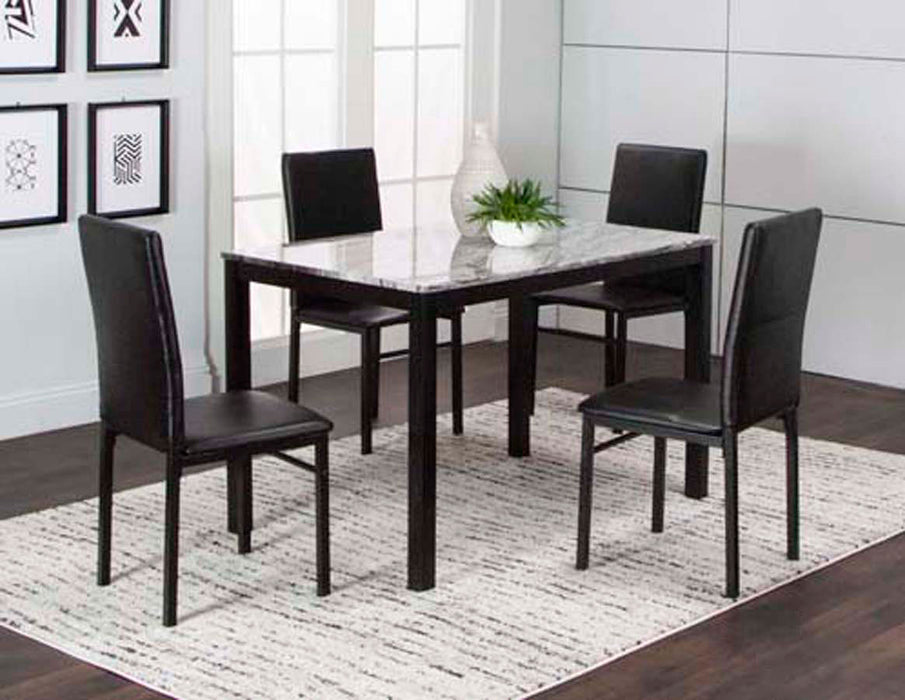 Cramco Julie Rectangular Table and Chairs 5PK