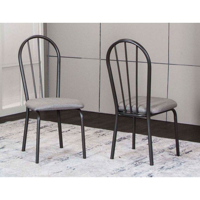 Cramco Timber Graphite/Dove Chairs 2PK